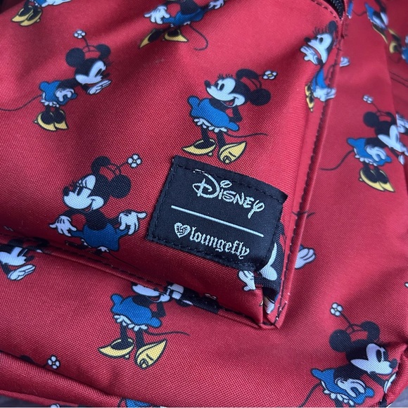 Disney x Loungefly Minnie Mouse Red Backpack - Picture 6 of 6
